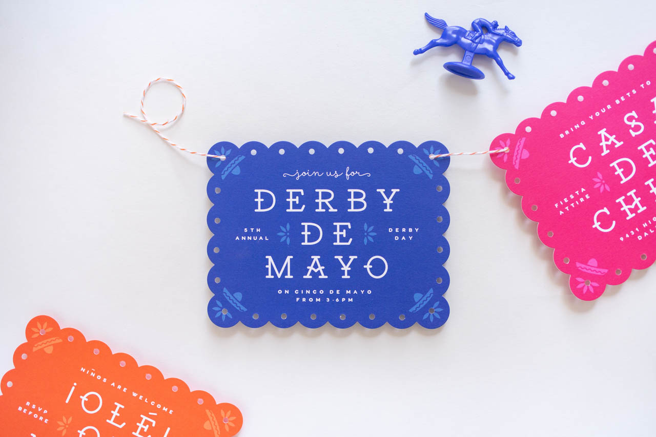 Derby de Mayo Party Invitations by Lauren Chism
