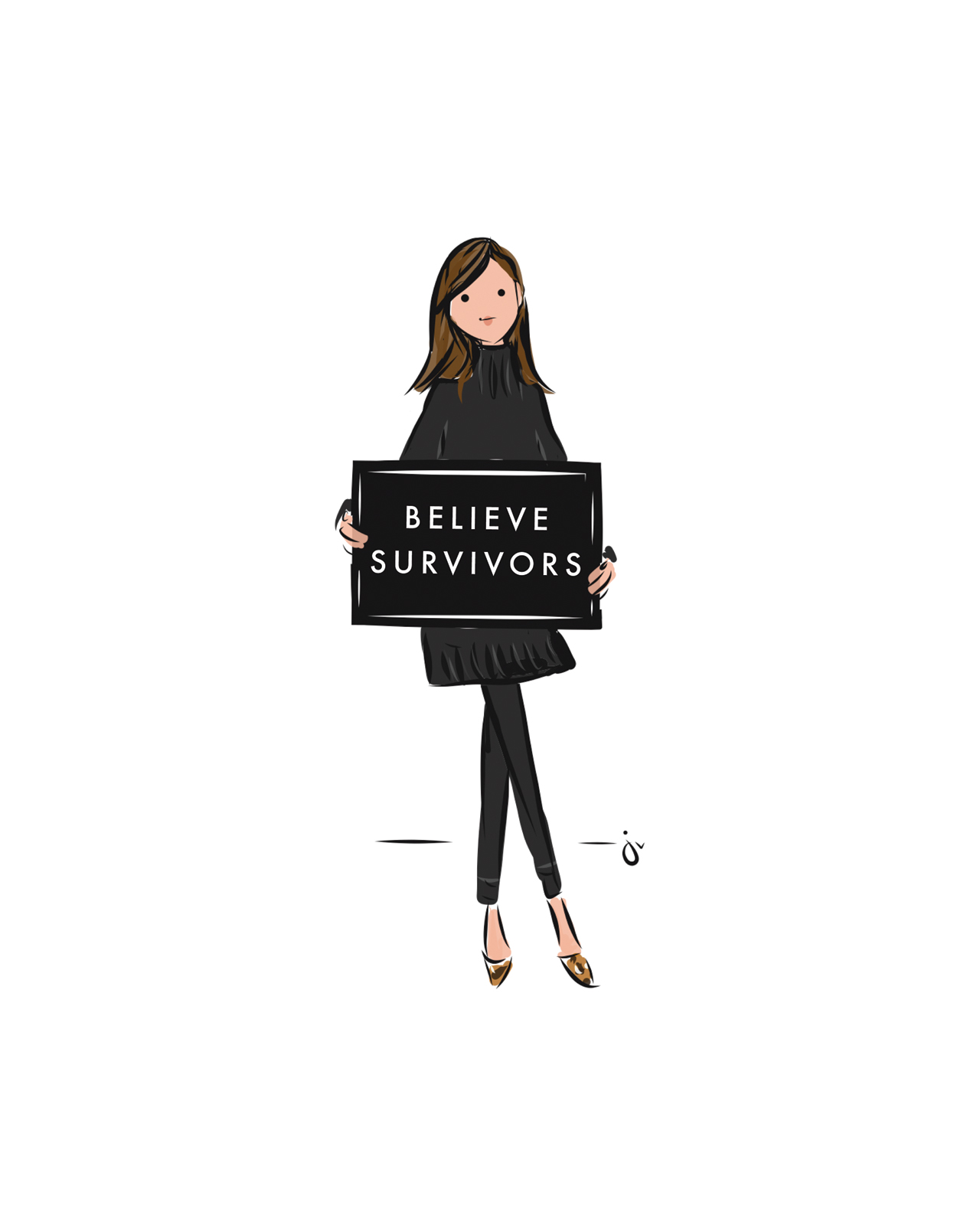Jennifer Vallez Illustration / Believe Survivors