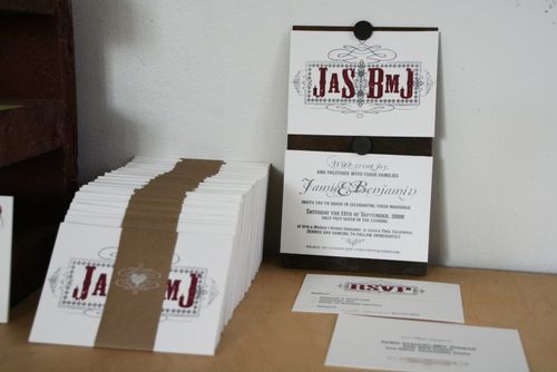  Desert Wedding Invitations For the main cards we used large sheets of 