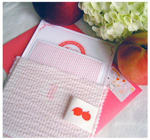 Red-white-letterpress-fabric-wedding-invitations