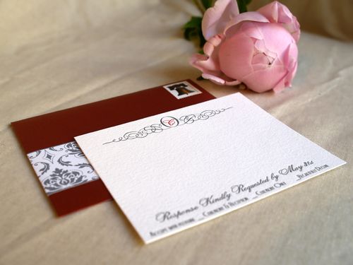 6a00e554ee8a228833011570b4e126970b 500wi Leika + Terrells Red and Black Letterpress Wedding Invitations