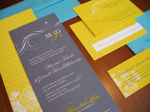 missy garrett featuring a fabulously bold yellow gray teal color