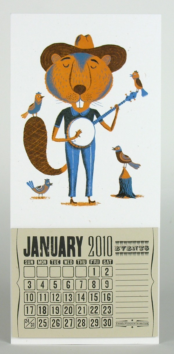Yee-Haw-Press-Calendar-Banjo