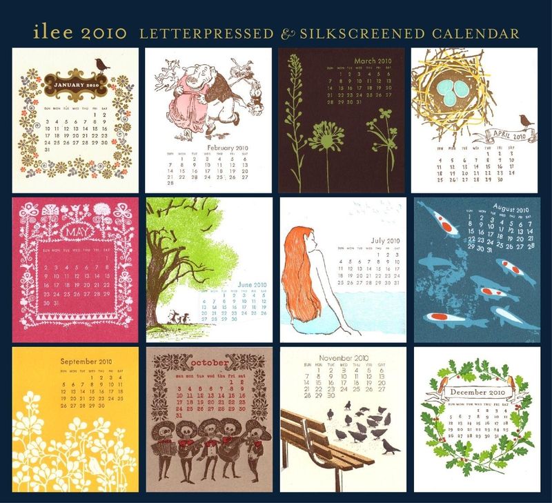 Ilee-2010-letterpress-calendar-all