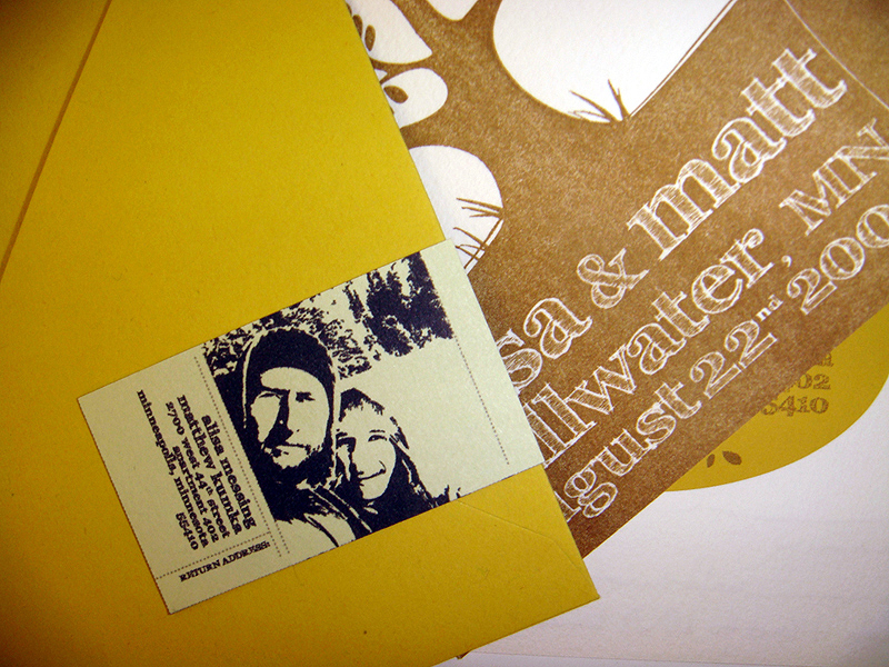 Alisa-Matt-Yellow-Brown-Invitation-Return-Envelope