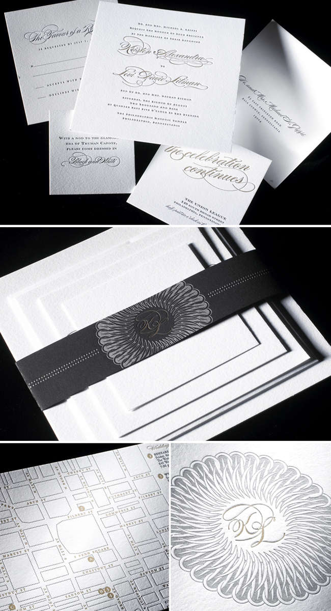 Calligraphy-Black-White-Wedding-Invitations