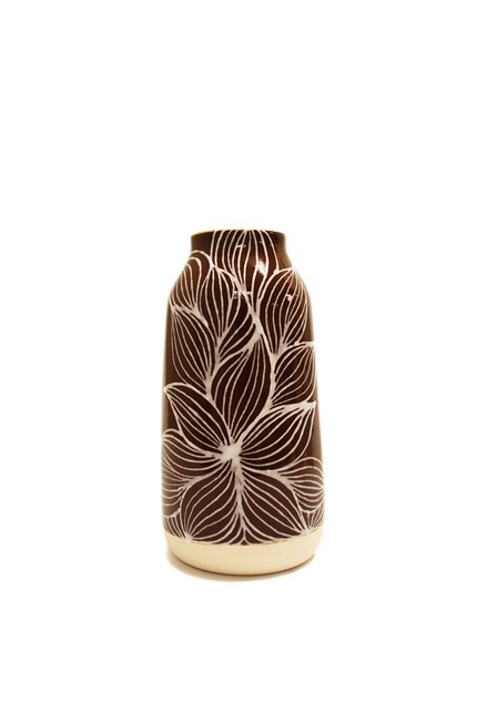 Stephanie-kao-brown-ceramic-vase