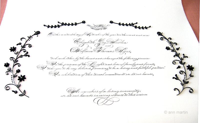 Quilled-Marriage-Certificate