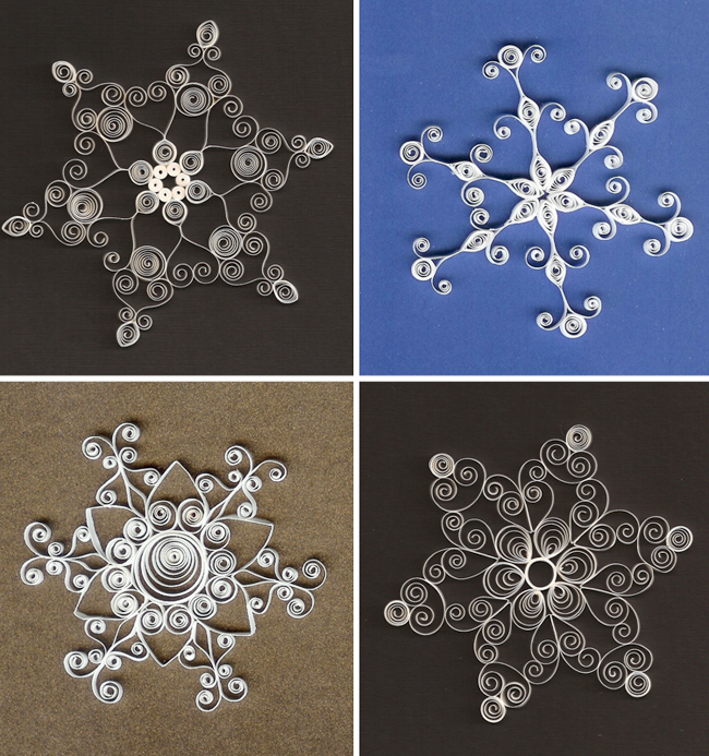Quilled-Paper-Snowflakes