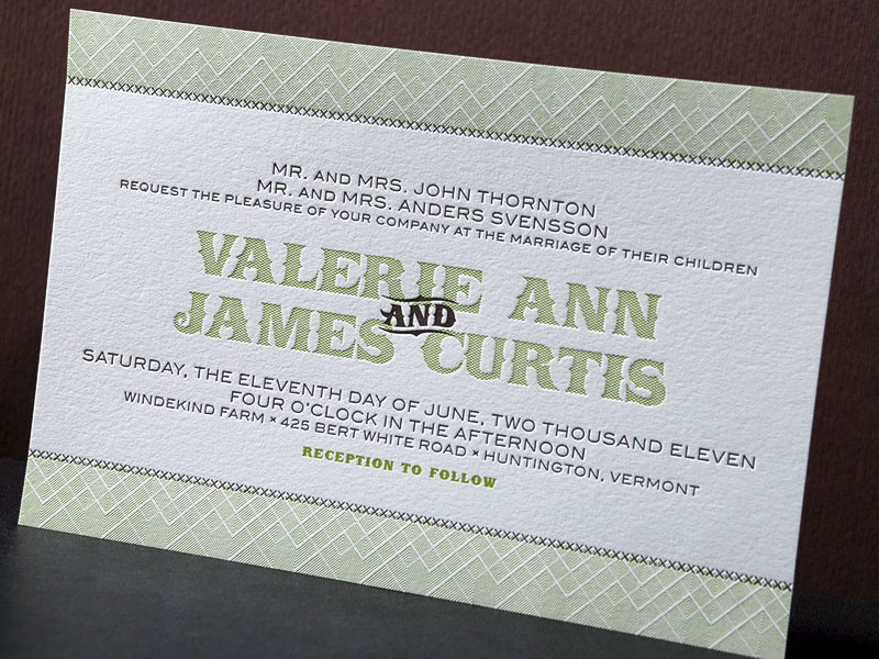 Spark-Green-White-Letterpress-Modern-Wedding-Invitation