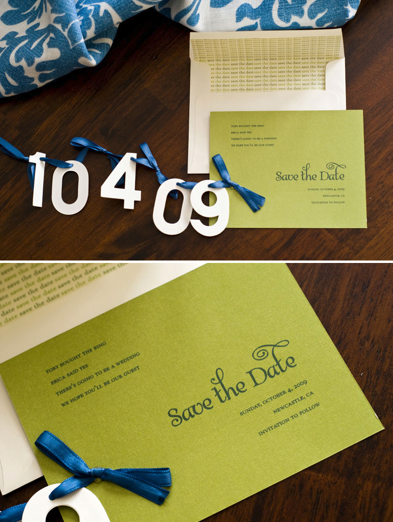 Erica-Tory-Lime-Green-DIY-Save-the-Dates