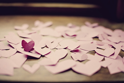 Paper-hearts