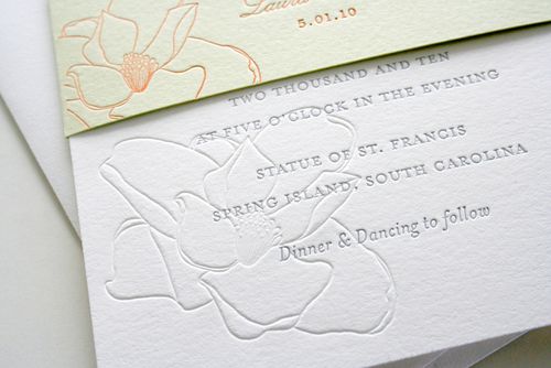 Spring Magnolia Wedding Invitations 03 30 2010 Now that the trees have 