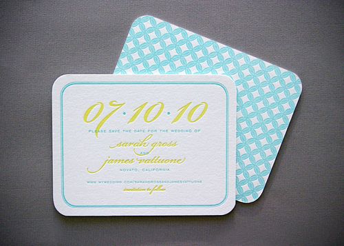  as the invitation envelope liners was inspired by one of the bride's 