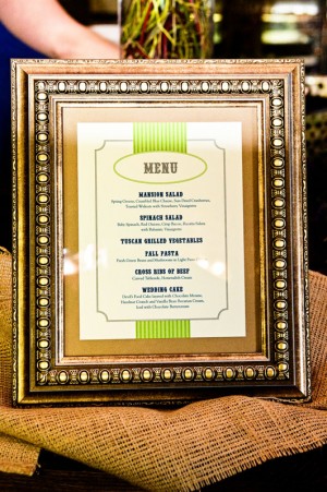 DIY-Blue-Lime-Green-Wedding-Menu