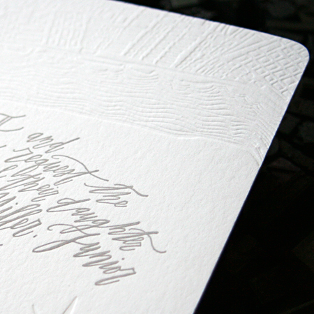 betsy dunlap letterpress calligraphy wedding invitations