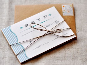 Rustic-Blue-White-Stripe-Wedding-RSVP