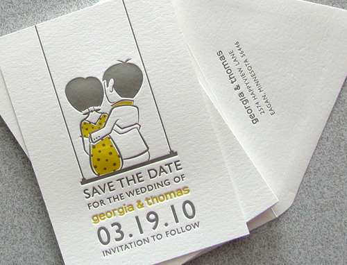 Yellow-Gray-Letterpress-Save-the-Dates