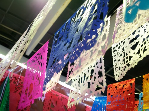 Mexican papel picado banners