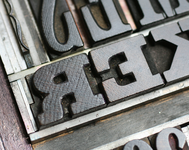 1 x VINTAGE Printing Type Metal Letter G Letterpress Printers Block CAPITAL G 