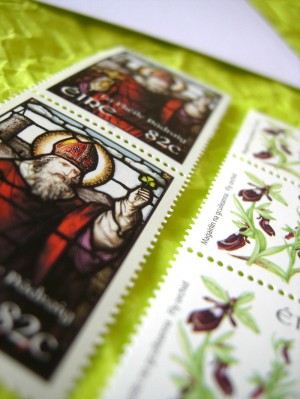 spring-green-wedding-invitation-stamps