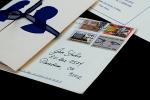 Blue-Silhouette-Gatefold-Letterpress-Wedding-Invitations-Vintage-Stamps