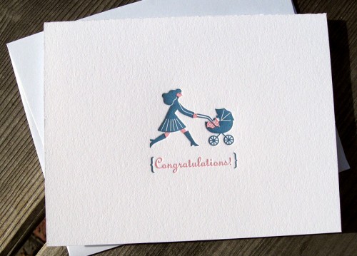 baby congratulations card