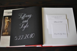 Classic-Black-White-Wedding-Calligraphy-Guestbook
