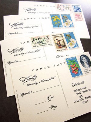 Wedding-Invitation-RSVP-Postcard-Vintage-Stamps