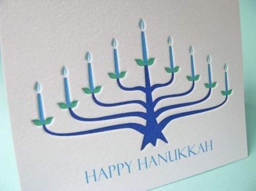Letterpress-light-Hanukkah-card