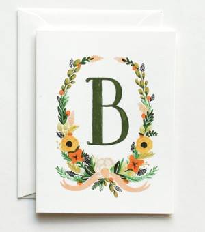 Rifle-Paper-Co-Handpainted-Monogram-Note-Cards