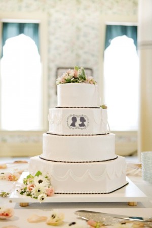 Silhouette-Wedding-Cake