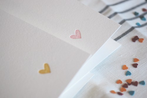Letterpress Valentine's Day Card