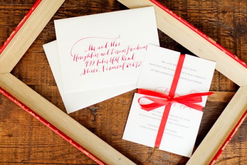 red-calligraphy-wedding-invitations