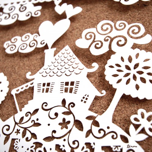 Home-Sweet-Home-Paper-Cut-Dinara-Mirtalipova-Detail