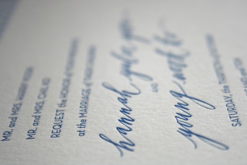 Modern-Blue-Pattern-Letterpress-Wedding-Invitation-Calligraphy