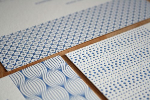 Modern-Blue-Pattern-Letterpress-Wedding-Invitation-Texture
