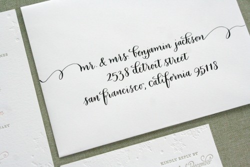Pink-Gray-Letterpress-Winter-Snowflake-Wedding-Invitations-Calligraphy