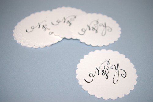 Swirly-Romantic-Calligraphy-Scallop-Coasters