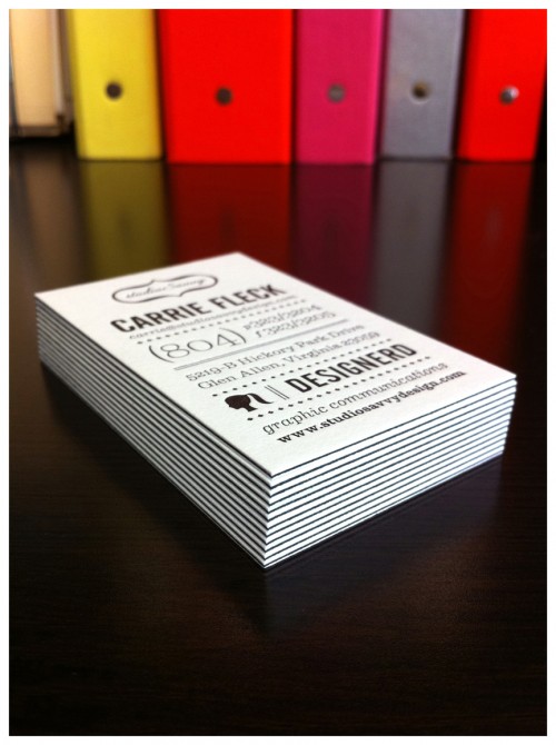Black-White-Letterpress-Business-Cards