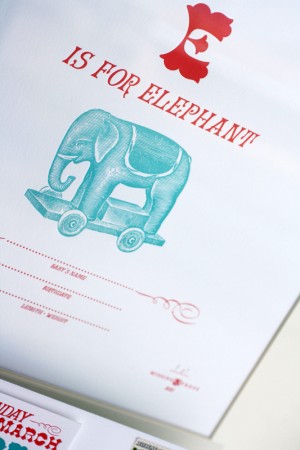 Red-Turquoise-Letterpress-Circus-Theme-Baby-Shower-Invitations