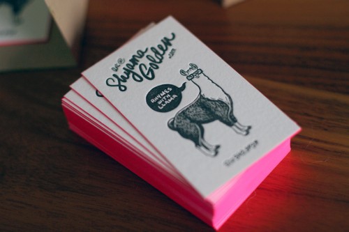 edge-painted-pink-letterpress-illustrated-business-cards