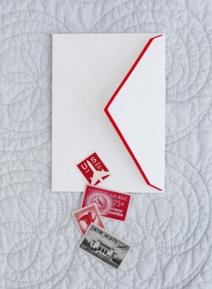 Classic-Elegant-Red-White-Gray-Letterpress-Wedding-Invitations-Envelope