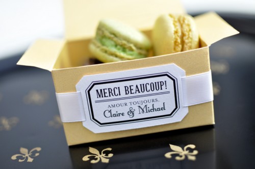 Parisian-Wedding-Invitation-Inspiration-Macarons