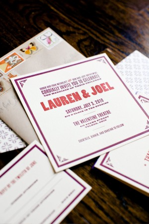Old-Tom-Foolery-Red-Purple-Classic-Letterpress-Wedding-Invitations