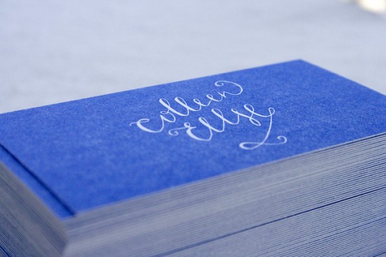 Blue-Calligraphy-Letterpress-Business-Cards