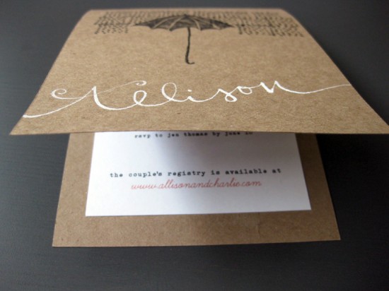 Bridal-Shower-Invitations-Kraft-Paper-White-Calligraphy-Umbrella