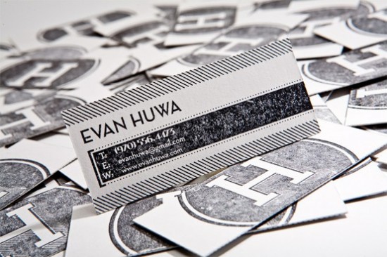 Evan-Huwa-Black-White-letterpress-business-card