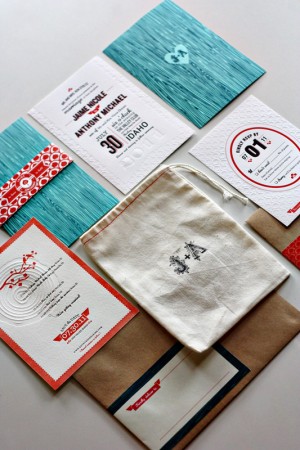 Modern-Aspen-Forest-Letterpress-Wedding-Invitations