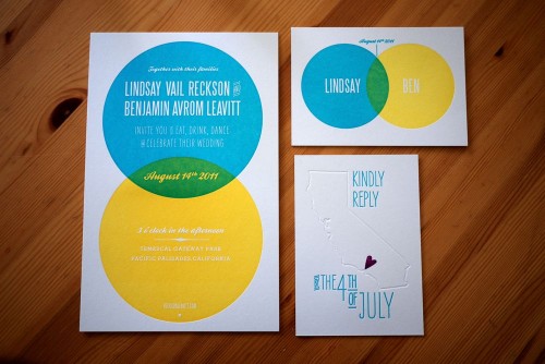 Modern-Blue-Yellow-Venn-Diagram-Letterpress-Wedding-Invitations